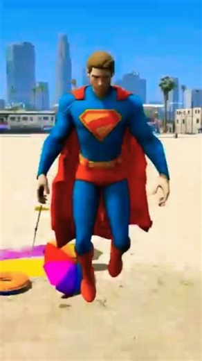 Superman vs Hulk 🤯🥴🤒 #shorts #Superman #hulk #spiderman #cartoon