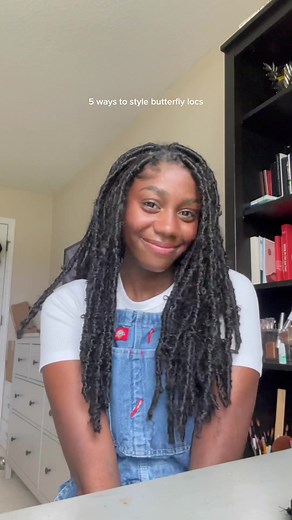 Stylish Ways to Wear Butterfly Locs