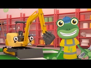 Gecko's Garage - The Mini Digger | Construction Trucks For Kids | Cartoons For Kids