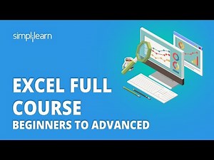 🔥 Excel Full Course For Beginners | Excel Basics Training Course 2026 | Simplilearn