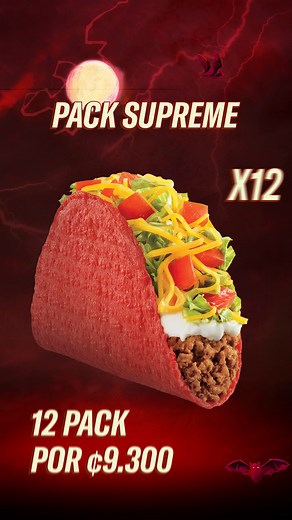 87 reactions | ¡Se liberaron los Táculas! 驪 ¿A cuál pack vas a clavarle el colmillo? ​ ​https://tbcr.app/CL/?c=79 *Válido el 28 de octubre del 2025 en Restaurantes, Auto Bell y la Taco App.​ ​ *Precio en Uber Eats o Bellivery de la Taco App:​ 6 Pack Original por ₡4.500 / 6 Pack Supreme por ₡5.250​ 12 Pack Original por ₡9.000 / 12 Pack Supreme por ₡10.500​ 20 Pack Original por ₡15.000 / 20 Pack Supreme por ₡17.500 | Taco Bell Costa Rica | Facebook