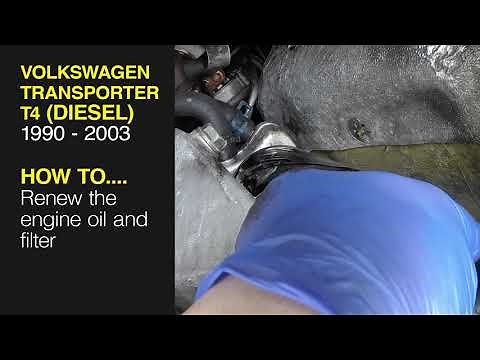 Volkswagen Transporter T4 (1990 - 2003) - Engine oil change