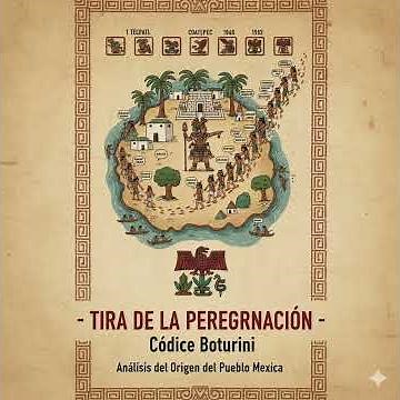 Tira de la Peregrinación, más conocido como el Códice Boturini PARTE 2 #historia