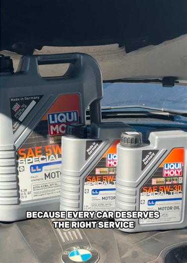Your car. Your preference. 🚗✔️Customer asked for a specific Liqui Moly oil change and at Capital Tire Center, whatever the customer wants, we make it happen.
