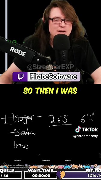 @PirateSoftware talks about his diet #piratesoftware #softwareengineer #softwaredeveloper #diet #sugar #weightloss