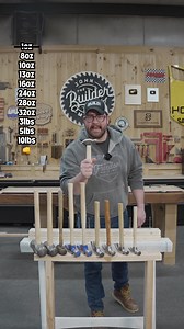 Hammer Weight Comparison: 1 Ounce to 10 Pounds