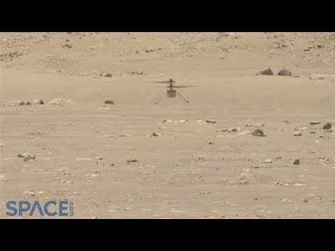 See Ingenuity's entire flight on Mars in Perseverance Mastcam-Z video