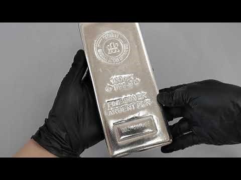 100 oz Royal Canadian Mint RCM 9999 Fine Silver Bar at Bullion Exchanges