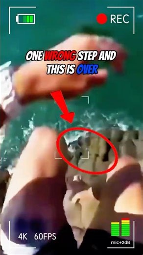 One Wrong Step and It’s Over 😳 Cliff Jump Gone Wrong #fails #shorts
