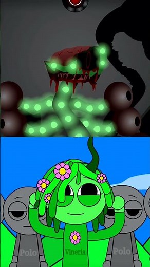 Incredibox Sprunki phase 16 But Everyone Friendly - Funbot, vineria and gray #sprunki #animation