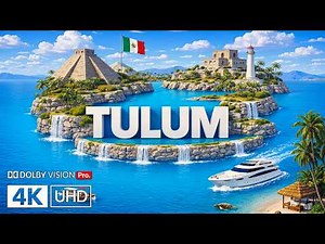Wonder of Tulum Beach 2026 🇲🇽 – Caribbean Sands, Turquoise Waters | Aerial Travel 4k UHD