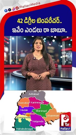 42 డిగ్రీల టెంపరేచర్.. ఇవేం ఎండలు రా బాబూ : Telangana Heatwave Alert 🔥 42°C+ Temperatures