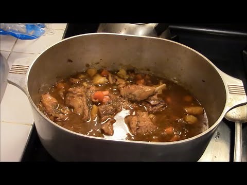 Cajun Rabbit Stew On The Bayou.