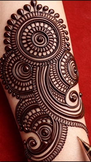 Easy Arabic Mehndi Design Step By Step #shorts #viralshort #short #mehndidesign
