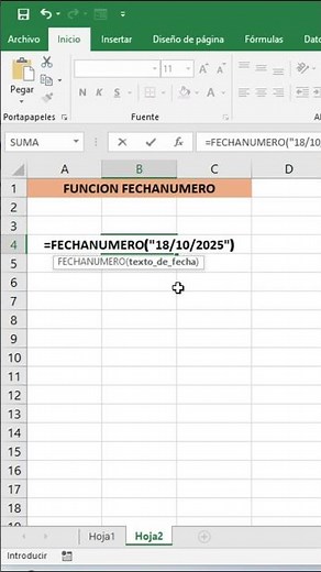 Discover the hidden number behind dates in Excel 😱 #excel #shorts