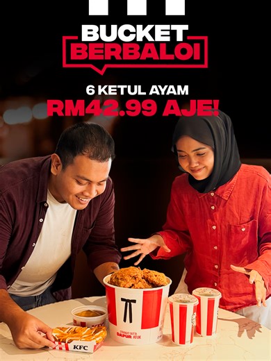 Promosi KFC: 6 Ketul Ayam Hanya RM42.99!