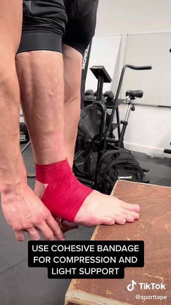 Struggling with Swollen Ankles? Try Using Cohesive Bandage for Compression and Support