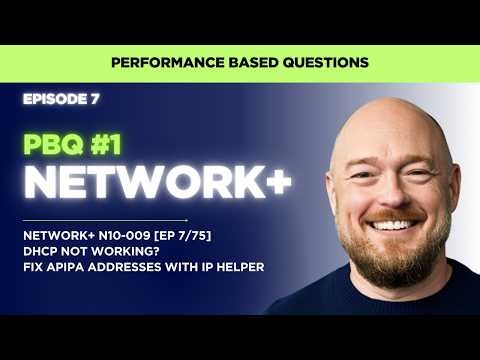 DHCP Not Working? Fix APIPA Addresses with IP Helper | Network+ PBQ #1