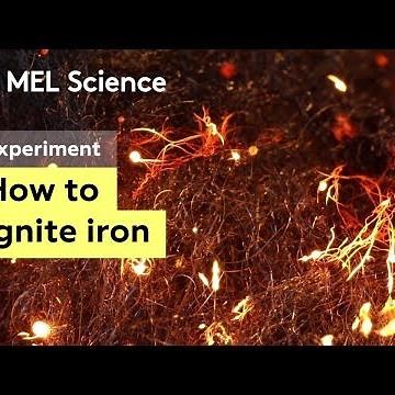 How to ignite steel wool with a battery ("Steel wool" experiment)
