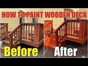How To Paint A Wooden Deck Super Easy Yourself With A Graco True Coat 360 VSP Professional Results