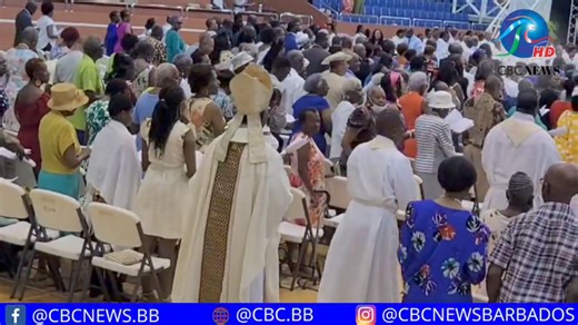 The Anglican Diocese of Barbados is marking its 200th anniversary at the Garfield Sobers Gymnasium in Wildey, St. Michael. President of Barbados, Dame Sandra Mason; Prime Minister, Mia Amor Mottley; as well as Minister with responsibility for ecclesiastical affairs, Colin Jordan, are among those present at the special service to celebrate the occasion. We'll have more from this event in a subsequent newscast. 𝗩𝗶𝘀𝗶𝘁 𝗼𝘂𝗿 𝘄𝗲𝗯𝘀𝗶𝘁𝗲 𝘄𝘄𝘄.𝗰𝗯𝗰.𝗯𝗯 𝗳𝗼𝗿 𝗺𝗼𝗿𝗲 𝗼𝗳 𝘁𝗼𝗱𝗮𝘆'𝘀 