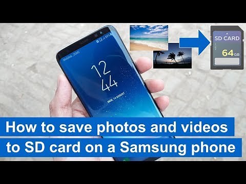 How to automatically save photos/videos to SD card on a Samsung phone