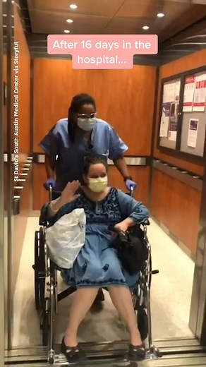 COV-19 Patient Recovers and Celebrates with Healthcare Heroes