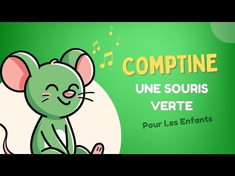 A Green Mouse 🐭 | Nursery Rhyme for Children | Animated Song 🎶