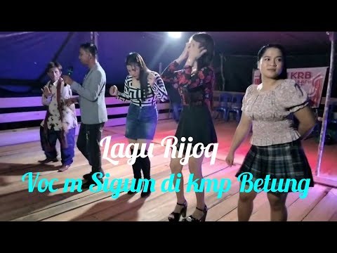 Lagu Rijoq Voc m Sigum di kmp Betung bersama krb