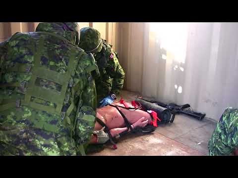 Combat first aid training