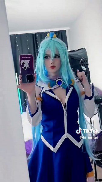 Aqua Cosplay by Lei Chan - KonoSuba Inspiration