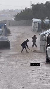 179 reactions · 15 comments | Tents of Palestinians displaced by Israel in Gaza are drowning in heavy rain. | Mustafa Barghouti | Facebook