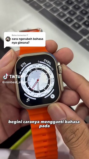 Cara Ganti Bahasa di Smartwatch NW8 Ultraman