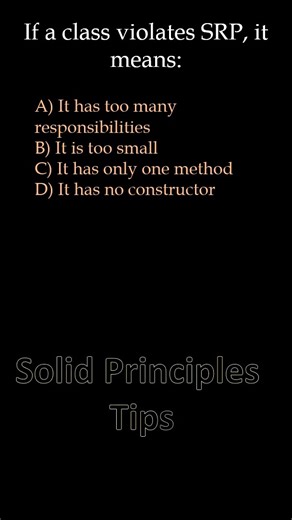 SOLID Principles Q&A (Q14) | Software Design Made Simple #shorts #solidprinciples