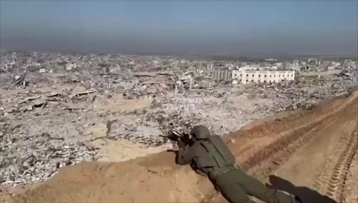 Latest footage of Jabalia, Gaza Strip. The entire city has been destroyed. Completely levelled . | Abuchi Samuel Onumaegbu