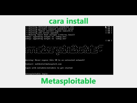 Cara Install Metasploitable Di VirtualBox