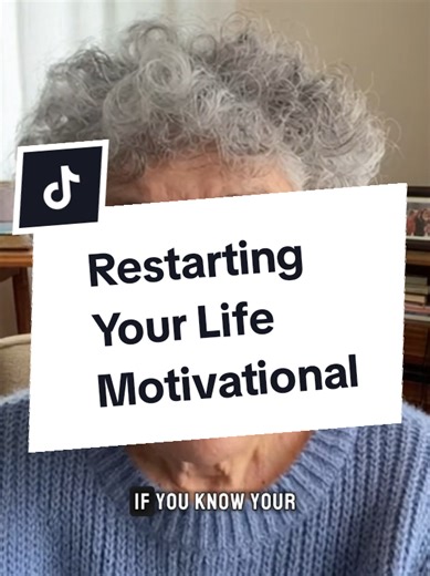 Restarting Your Life — Motivational... #grandma #wisdom #motivational #life #truth