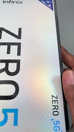 Infinix Zero 5G unboxing