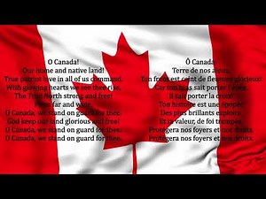 O Canada 🇨🇦 Canadian National Anthem in Stunning 4K