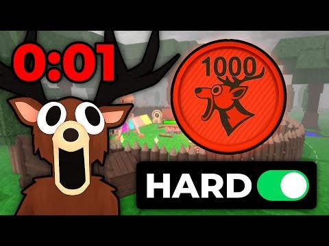 Can I SURVIVE 1,000 DAYS HARD MODE In 99 Nights In The Forest?!