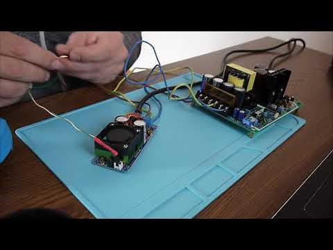 Budget IRS2092 500W amplifier subwoofer project powered by SMPS 500W -+58V