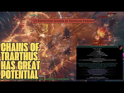 POE 3.26 CHAIN HOOK OF TRARTHUS BUILD CONCEPT/ EXPERIMENTATION