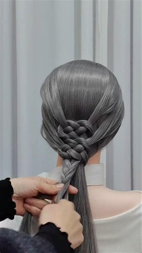 تسريحة شعر بسيطة 🤩✨️