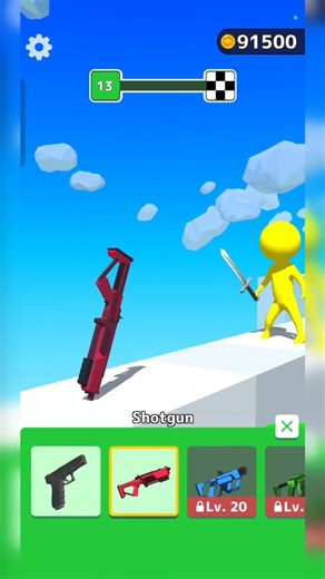 🔥 Can This Gun Reach MAX Level? #gameplay #gaming #gamingshorts #mobilegaming #games #shootergame