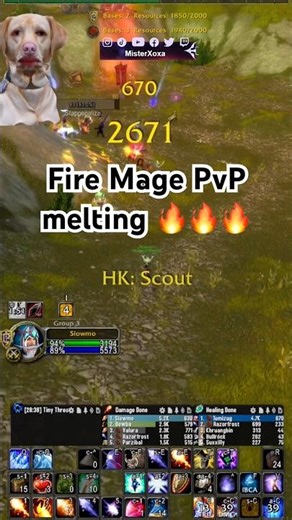 WoW TBC Prepatch Fire Mage PvP #wow #worldofwarcraft #gaming #pvp #twitch