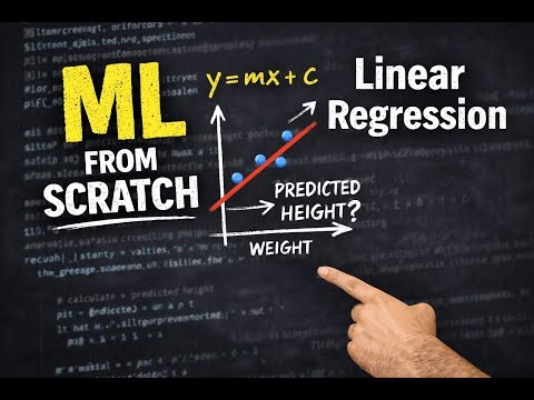 I Built a Machine Learning Model From Scratch | Linear Regression