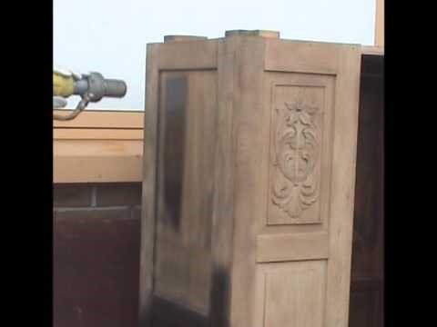 APT - How to Remove Varnish from Wood - Using Soda Blasting