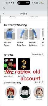 my roblox old account
