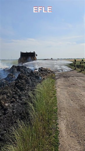 🚨THW im Einsatz bei Strohballenbrand🔥
