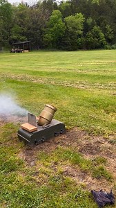 Mortar with shot fall | 48th Virginia Infantry